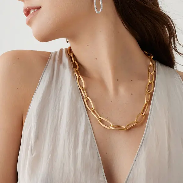 Gold Necklace Marco Bicego Jaipur Link CB2667 Y