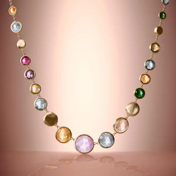 Gold Necklace Marco Bicego Jaipur Colour CB2160 MIX01 Y 02