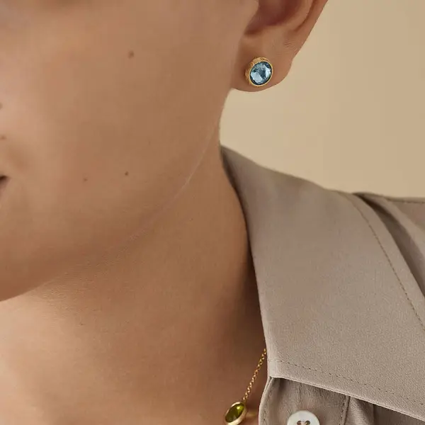 Gold Earrings Marco Bicego Jaipur OB957 TP01 Y 02