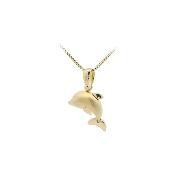 Golden Dolphin Pendant
