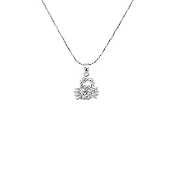 Pendant Changing of the Crab from White Gold