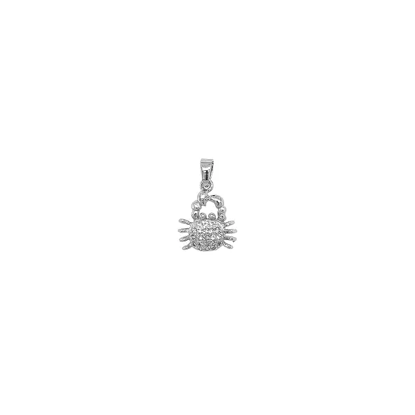 Pendant Changing of the Crab from White Gold