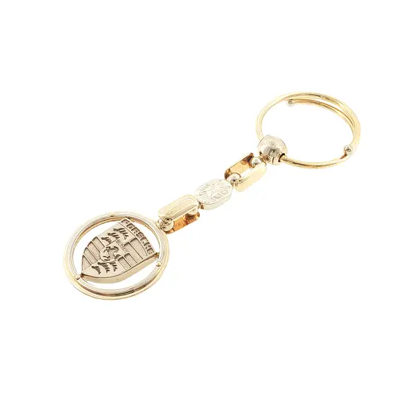Gold Porsche key ring 23,23 gr
