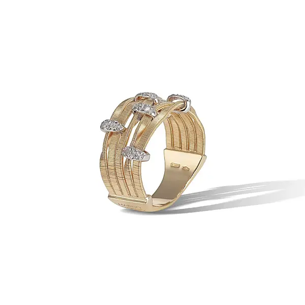 Gold Ring Marco Bicego Marrakech Onde AG340_B YW M5