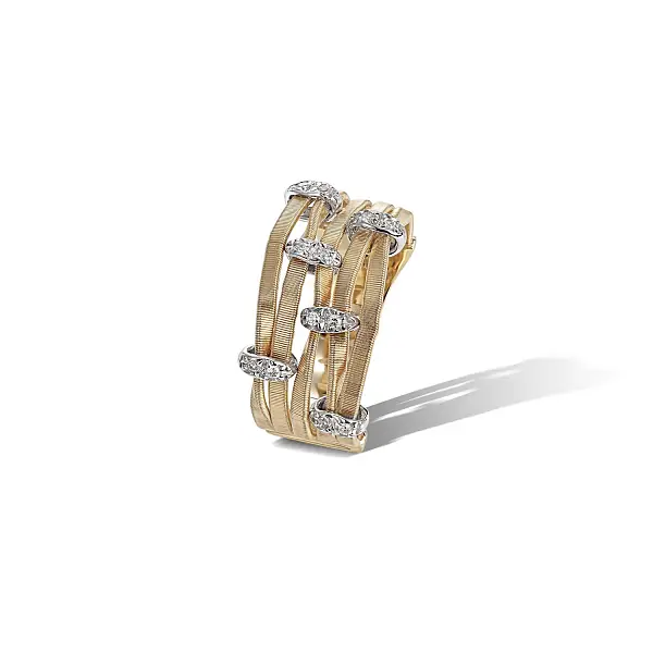 Gold Ring Marco Bicego Marrakech Onde AG340_B YW M5