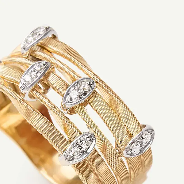 Gold Ring Marco Bicego Marrakech Onde AG340_B YW M5