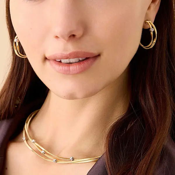 Gold Necklace Marco Bicego Marrakech CG848_B8 YW M5