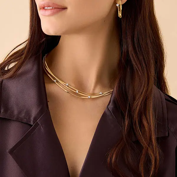 Gold Necklace Marco Bicego Marrakech CG848_B8 YW M5