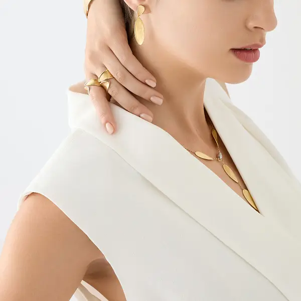 Gold Ring Marco Bicego Lunaria Twist AB661 Y 02