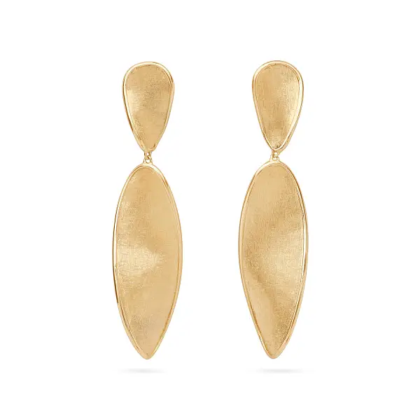 Gold Earrings Marco Bicego Lunaria Twist OB1916 Y 02