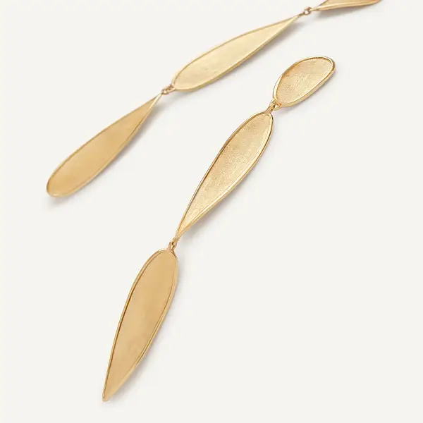 Gold Earrings Marco Bicego Lunaria Twist OB1918 Y 02