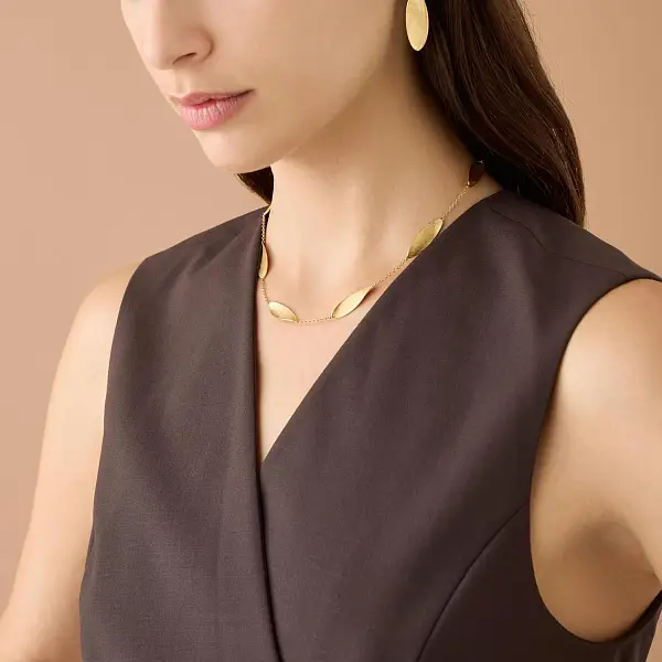 Gold Necklace Marco Bicego Lunaria Twist CB2896 Y 02