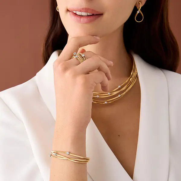 Gold Bracelet Marco Bicego Marrakech BG848_B B8 YW M5