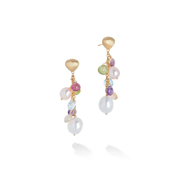 Gold Earrings Marco Bicego Paradise OB1778 MIX114 Y