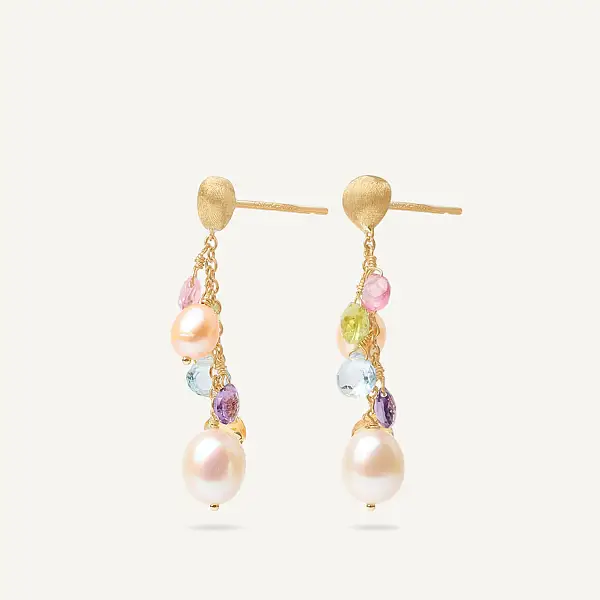 Gold Earrings Marco Bicego Paradise OB1778 MIX114 Y