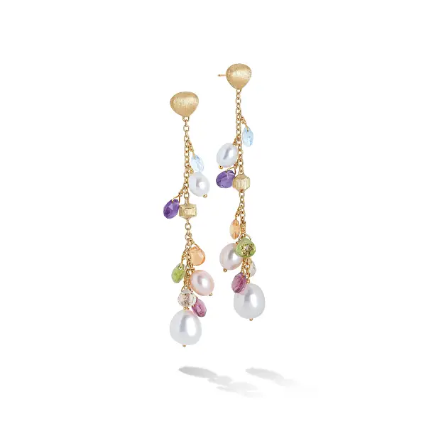Gold Earrings Marco Bicego Paradise OB1779 MIX114 Y