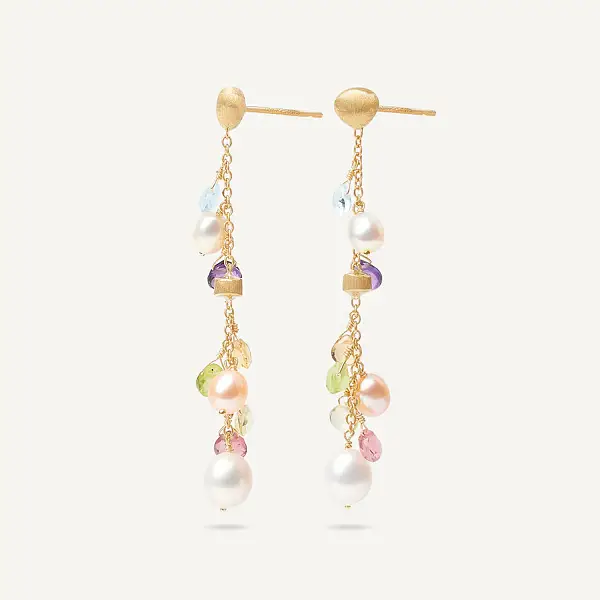 Gold Earrings Marco Bicego Paradise OB1779 MIX114 Y