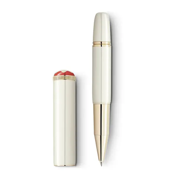 Montblanc Heritage Rouge et Noir 'Baby' Special Edition Ivory-Coloured Rollerball MB128122