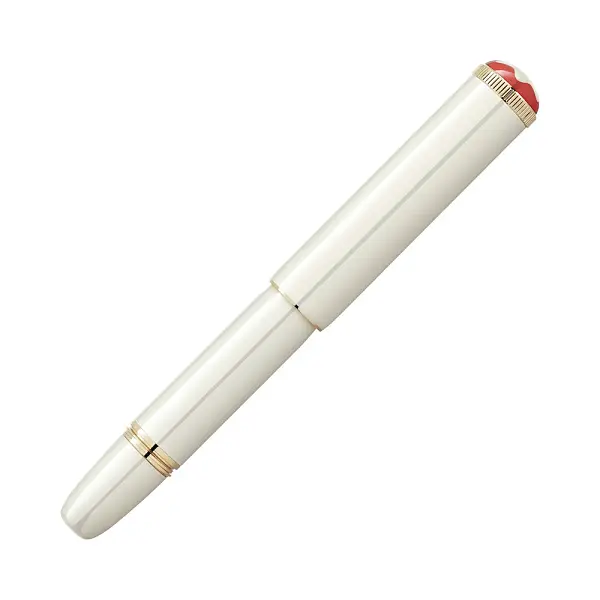 Montblanc Heritage Rouge et Noir 'Baby' Special Edition Ivory-Coloured Rollerball MB128122