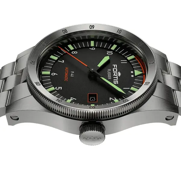 Fortis Flieger F-41 Automatic on Block Barcelet F4220008