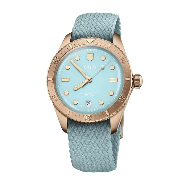 Oris Divers Sixty-Five Cotton Candy Sky Blue 01 733 7771 3155-07 3 19 02 BRS