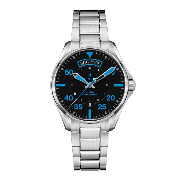 Hamilton Khaki Aviation Pilot Day-Date Air Zermatt Auto H64625131