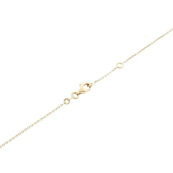 Luxury 14K Gold Necklace with Purple Stones