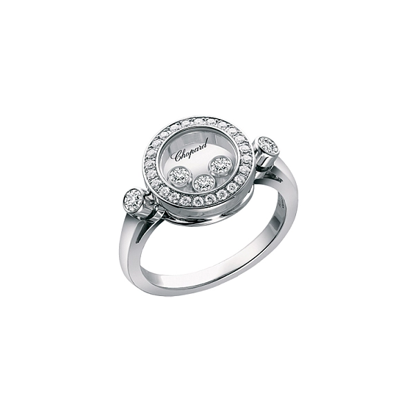 Gold Ring Chopard Happy Diamonds 823957-1510