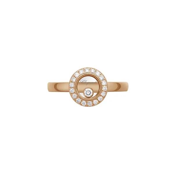 Gold Ring Chopard Happy Diamonds 82A017-5209