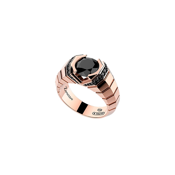 Gold Ring Zancan Couture Sapphire EA312R