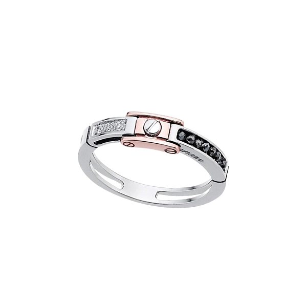 Gold Ring Zancan Black Magic Soft-2 EA189BR