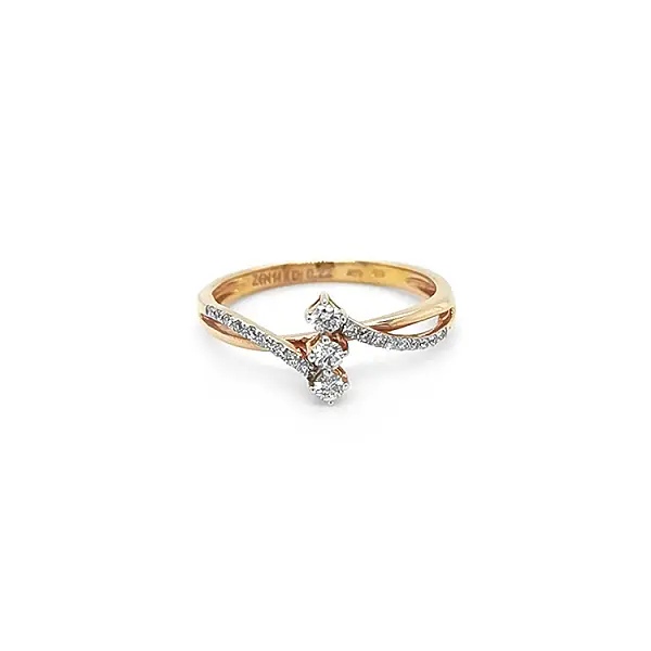 Gold Ring with Diamonds