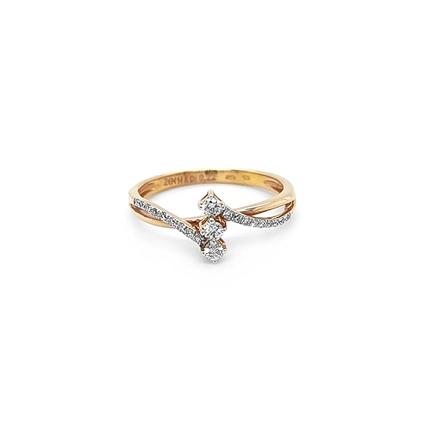Gold Ring with Diamonds