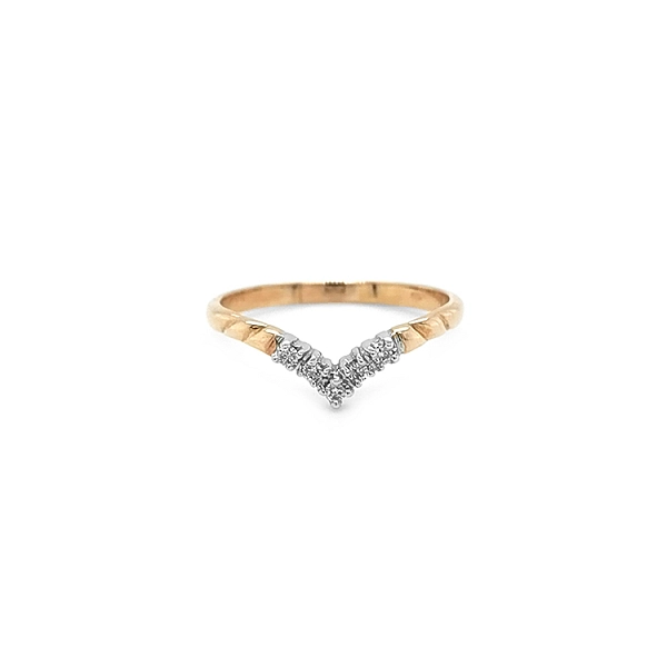 Gold Ring with Diamonds