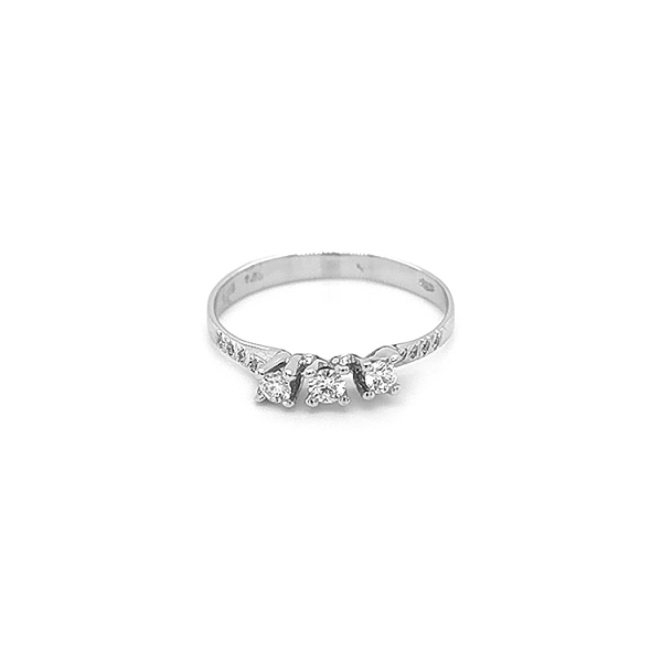 Gold Ring with Diamonds