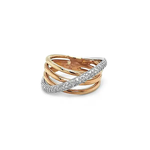Gold Ring with Diamonds
