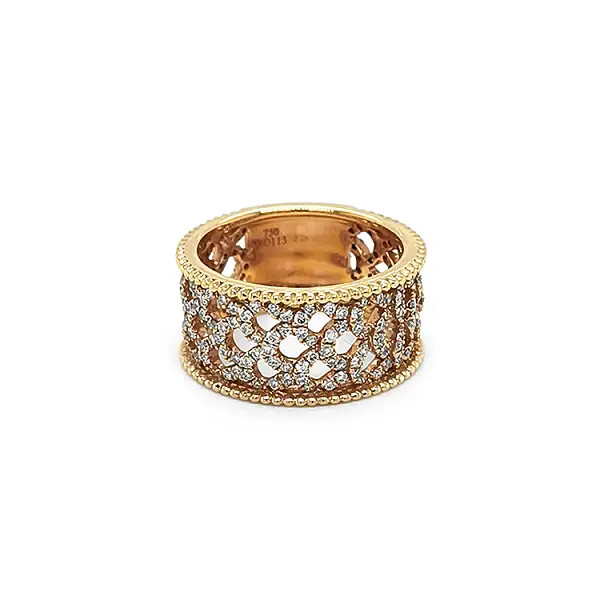 Gold Ring with Diamonds