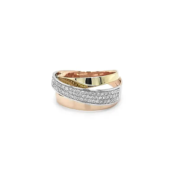 Gold Ring with Diamonds