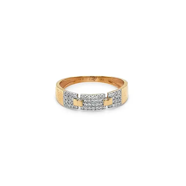 Gold Ring with Diamonds