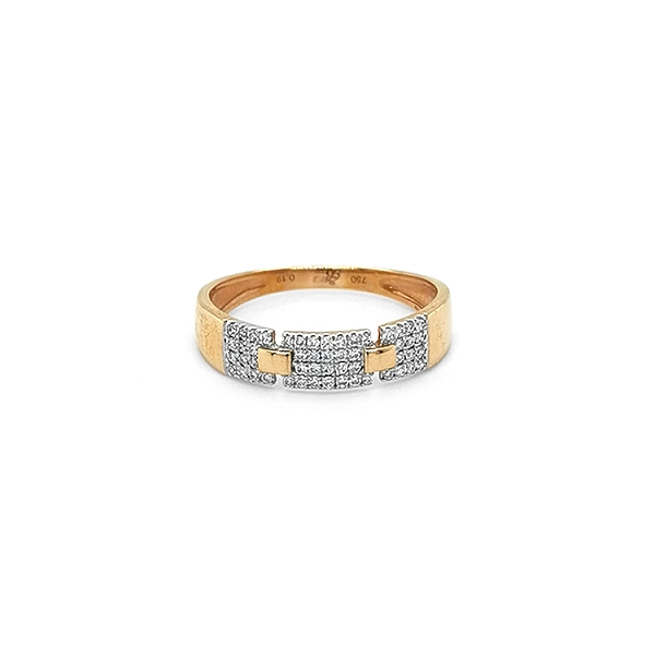 Gold Ring with Diamonds