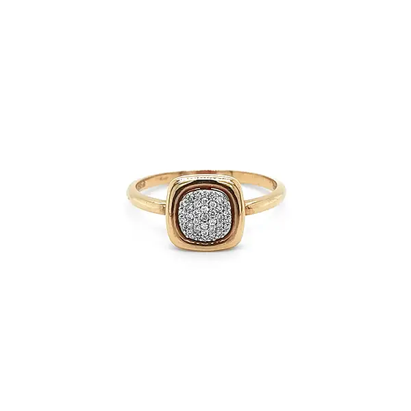 Gold Ring with Diamonds