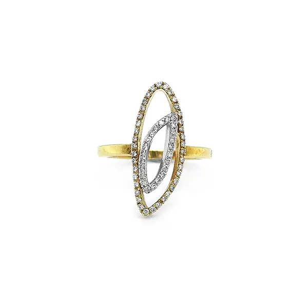 Gold Ring with Diamonds
