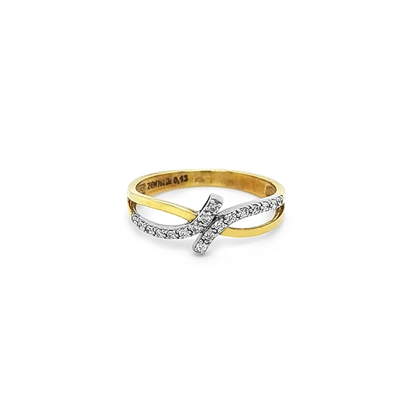 Gold Ring with Diamonds