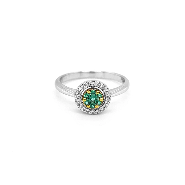 Gold Ring with Diamonds