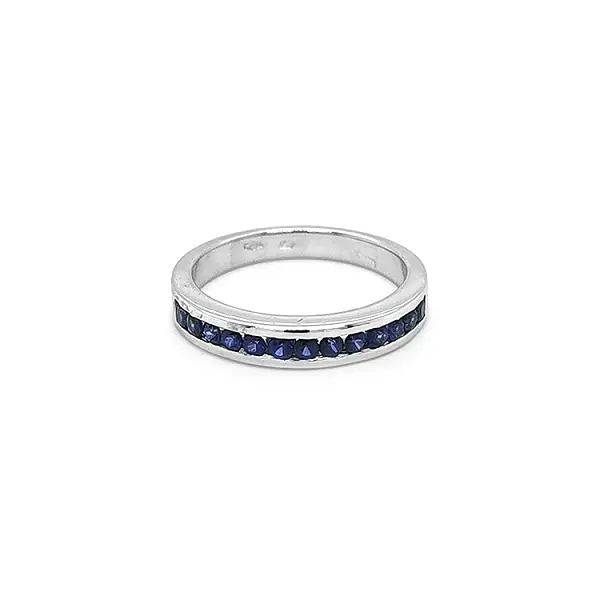 Gold Ring with Sapphires