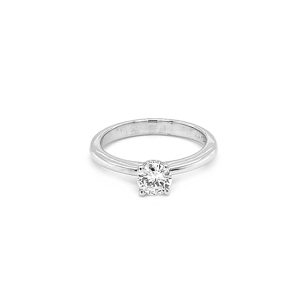 Gold Engagement Ring with Diamond