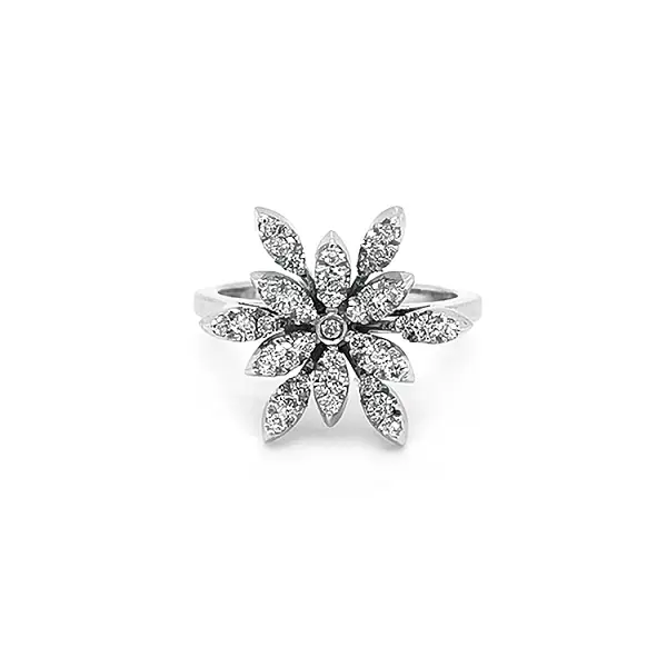 Gold Ring with Diamonds