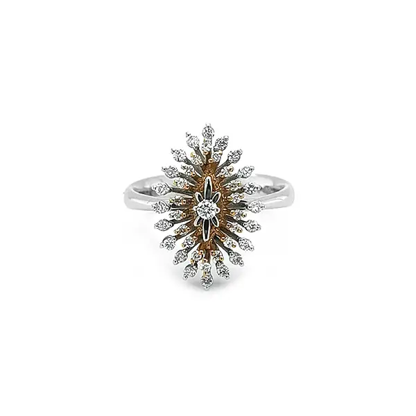 Gold Ring with Diamonds