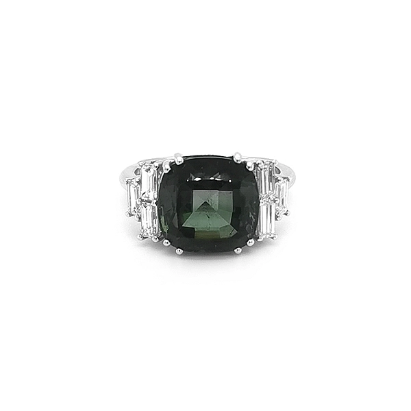 Gold Ring with Green Tourmaline