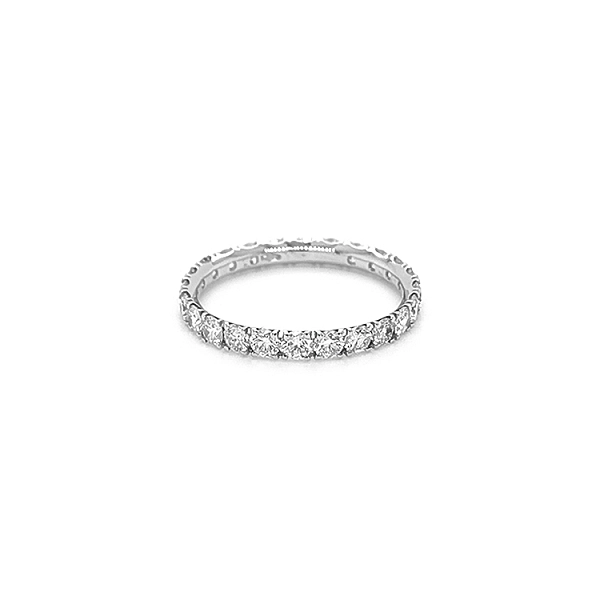 Gold Eternity Ring with Diamonds